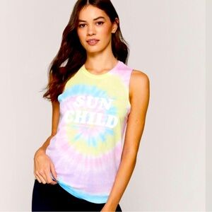 Spiritual Gangster Sun Child Muscle Tank Medium EUC